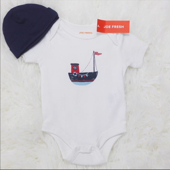 Joe Fresh Other - 👶🏻 Baby Boy Joe Fresh Sailboat Graphic Onesie